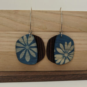 boucles d&rsquo;oreilles cyanotype
