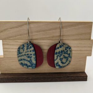 boucles d&rsquo;oreilles cyanotype