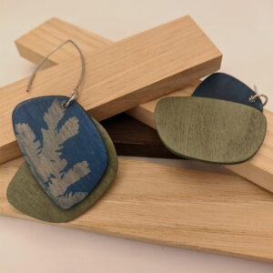 boucles d&rsquo;oreilles cyanotype